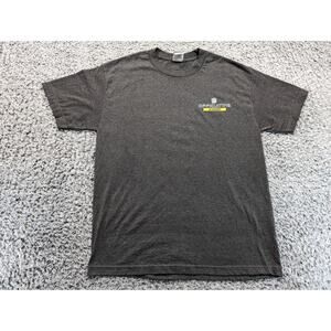 NFL Shirt Men Large Gray NFL Officiating Academy Graphic Tee Short Sleeve Casual